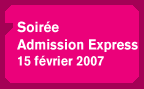 Soir�e Admission Express